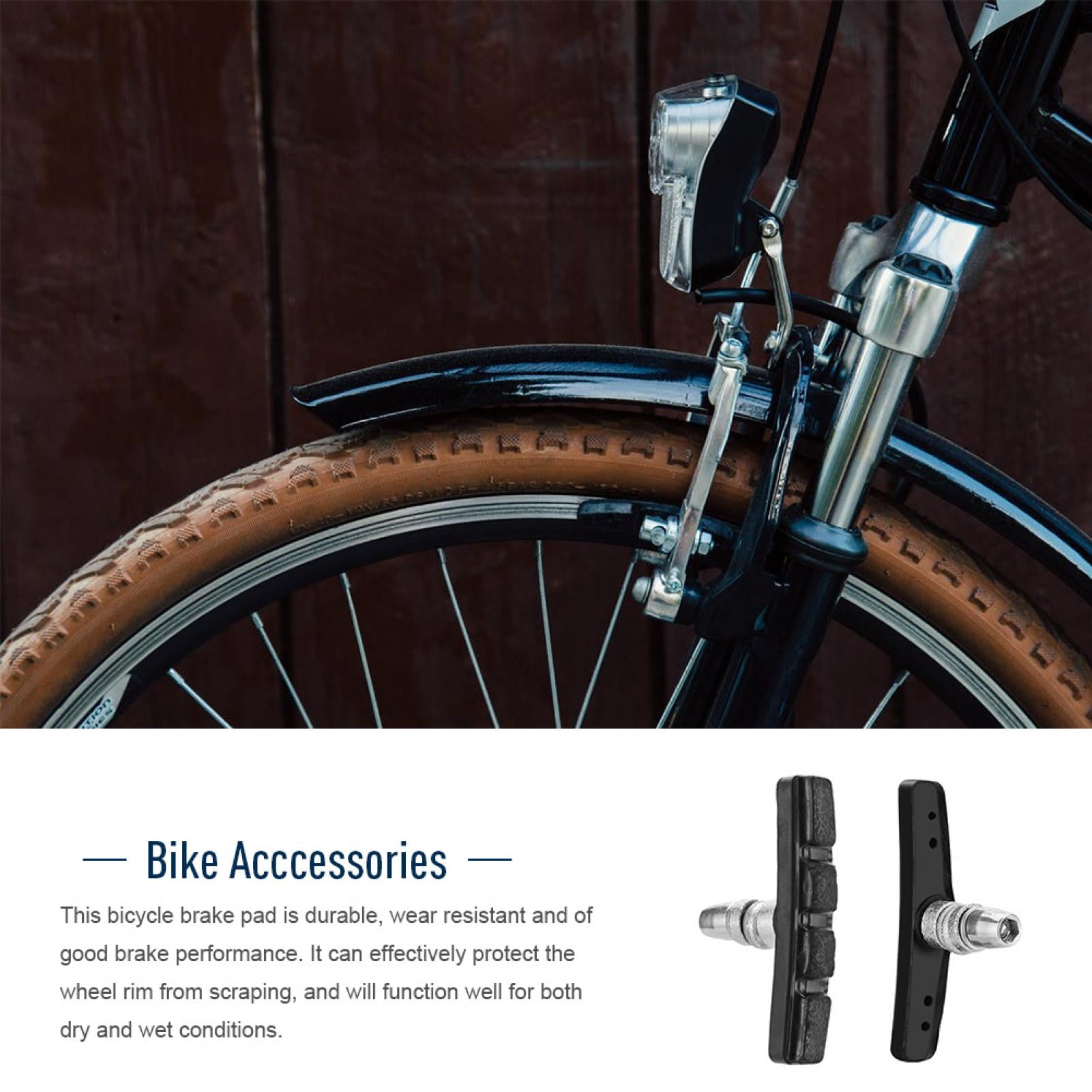 Road Bike Fix Bike Brake Squeal Pair Bicycle Brake Pad, Heat