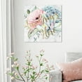 thumbnail image 3 of Wynwood Studio Typography and Quotes Wall Art Canvas Prints 'Love Grows Here' Love Quotes and Sayings - Gold, Pink, 3 of 5