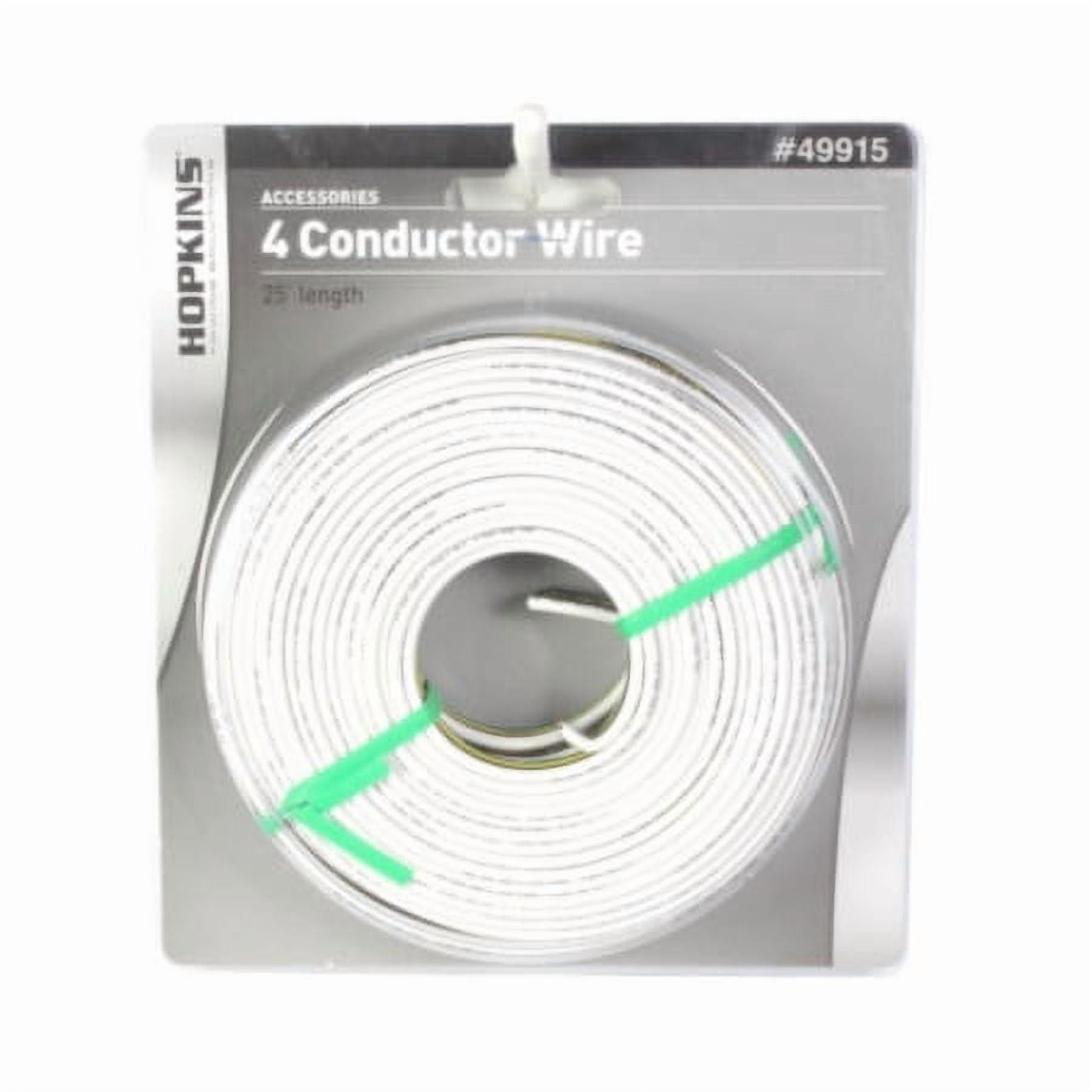 (2 pack) Hopkins Towing Solutions 25 feet of 16 Gauge 4 Conductor Wire, 49915
