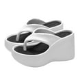 thumbnail image 3 of jiaxiM Women's Flip Flops Thong Sandals for Women Cute Indoor Slippers Non- Woven Sole Orthofeet Shoes for Women for Summer Beach, 3 of 8