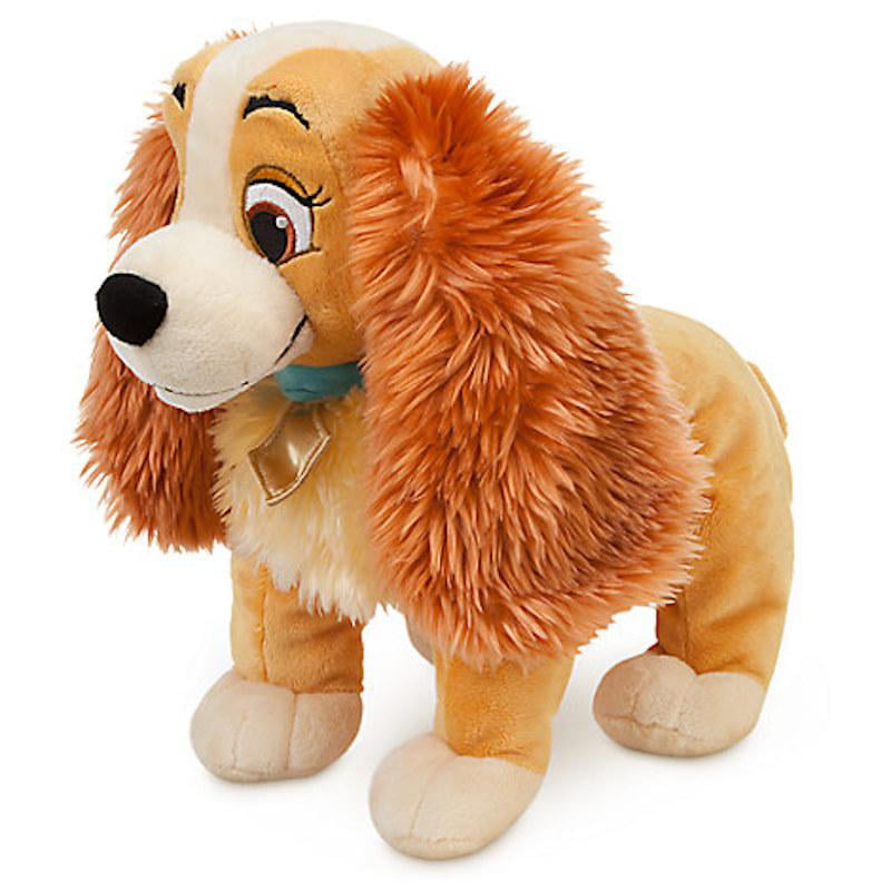 Disney 21" Plush Big Hugs Lady and The Tramp Dog Stuffed Large Curly Hair for sale online 