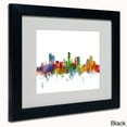 thumbnail image 2 of Trademark Fine Art "Leicester England Skyline II" Canvas Art by Michael Tompsett, Wood Frame, 2 of 2