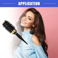 thumbnail image 3 of Vocoste Round Hair Brush Nano Thermal Ceramic for Hair Drying Styling Curling for Men and Women Black 45mm, 3 of 7