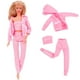 thumbnail image 4 of Ropa de muñeca de Barbies rosa, abrigo, pantalones, vestido, regalo, accesorios de Barbies, artículos en miniatura, 30Cm y 11,8 pulgadas, 1 piezas, 4 of 4