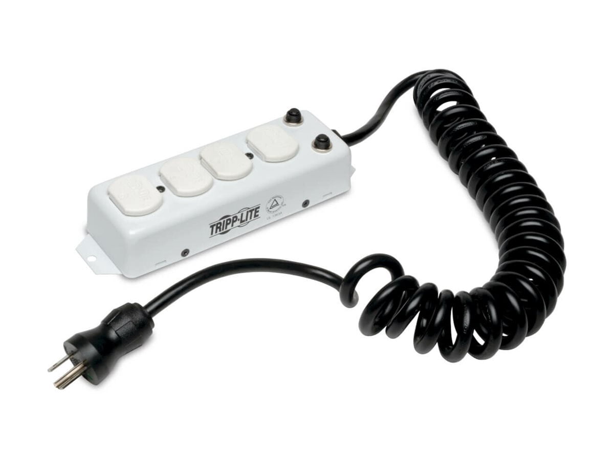 Tripp Lite UL 1363A Medical-Grade Power Strip w/ 4 Hospital-Grade Outlets