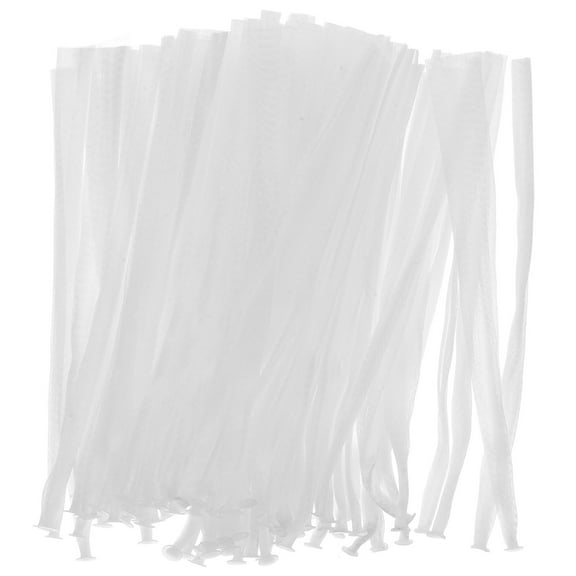 WORGEOUS 100pcs Disposable Kitchen Sink Filter Bags, Mesh Sink Strainer Bag Food Strainer for Sink Kitchen Drain Net Prevents Blockage Bag