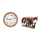 thumbnail image 5 of Reloj de pared, reloj de pájaro, reloj decorativo, figura de caballo, escultura coleccionable, señales , adecuado para sala de estar, dormitori, 5 of 8