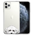 thumbnail image 1 of FINCIBO Soft TPU Clear Case Slim Protective Cover for Apple iPhone 11 Pro Max 6.5" 2019, Bichon Frise Dog, 1 of 4
