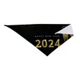 thumbnail image 4 of Junzan Happy New Year 2024 (2)-1pcs Dog Bandanas,Dog Bandanas Scarf Triangle Bibs Kerchief Flannel Thicken Cotton Bandana for Small Medium Large Dogs and Cats, 4 of 9