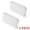White, variant on Set of Two Portable Chargers with a Capacity of 10000Mah, Featuring a Slim Design, Dual USB Ports, And a Compact Form