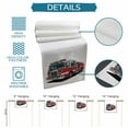 thumbnail image 5 of Table Runner Dresser Scarf 13 x 48 Inch Red Fire Truck Retro Classic Car Cartoon Table Runners Non-Slip Heat Kitchen Dining Table Decor for Indoor Outdoor Home Party Decoration, 5 of 7