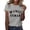 Light Gray, variant on Womens Be A Nice Human Graphic T Shirt Inspirational Quotes Distressed Letters Crewneck Short Sleeve Tee Kind Message Summer Tops