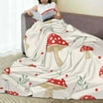 thumbnail image 6 of Sikiie Flat Mushrooms Ultra-Soft Micro flannel Blanket Luxury All Seasons Warm Blanket for Bedding Sofa and Travel (4 sizes)-50"x40", 6 of 7