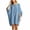 Sky Blue, variant on Tunic Dress for Women Boat Neck Loose Batwing Sleeve Oversized Shift Dress for Comfortable Everyday Wear
