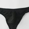 thumbnail image 3 of Mens Underwear Men's Fashion Low Waist Silk Mesh Breathable Thong Underpanties, 3 of 3