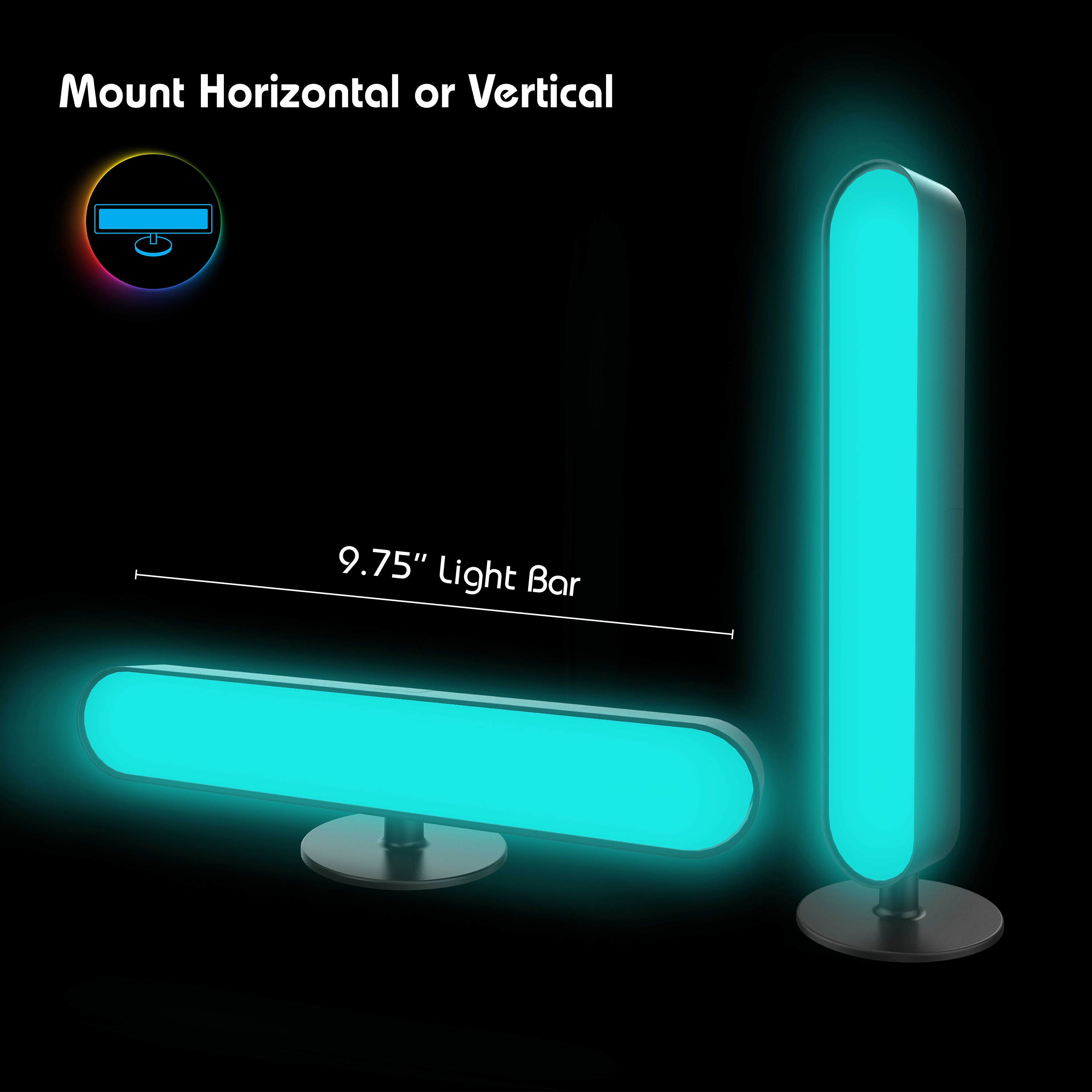 auraLED Multicolor Remote/App Controlled LED Light Bar - image 5 of 15
