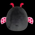 thumbnail image 2 of Squishmallows 12" Plush - Ladee - Black Ladybug w/Pink Patterned Wings), 2 of 2