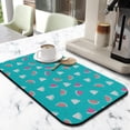 thumbnail image 2 of Cute Watermelon Lovers Dish Drying Mat, Sunshine Beach Tropical Fruit Pattern Kitchen Mat, 2 of 6