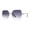 Gold Smoke, variant on Womens Geometric Butterfly Rimless Oceanic Lens Chic Sunglasses Gold Brown