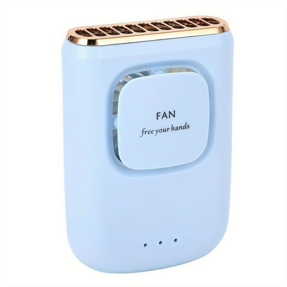 Elegant Choise Portable 3-in-1 Neck & Waist Cooling Fan for Outdoor, Home, Office Use Recharge