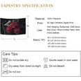 thumbnail image 4 of FREEAMG Tapestry Vintage Chic Flower Dry Red Roses Tapestry Wall Hanging Decorative Wall Tapestries Wall Art Wall&nbsp;Blanket&nbsp;Bedding Tapestry for Bedroom Living Room Dorm Home Decor 80"x60", 4 of 7