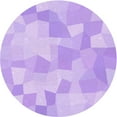 thumbnail image 1 of Ahgly Company Machine Washable Indoor Round Transitional Heliotrope Purple Area Rugs, 7' Round, 1 of 7