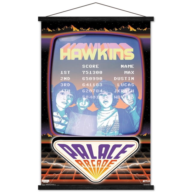 Netflix Stranger Things: Season 2 - Palace Arcade Wall Poster, 22.375" x 34"