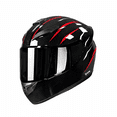 thumbnail image 1 of Casco Para Motocicleta Bloosom  Con Visor Abatible Certificación Dot  talla M, Negro, 1 of 4