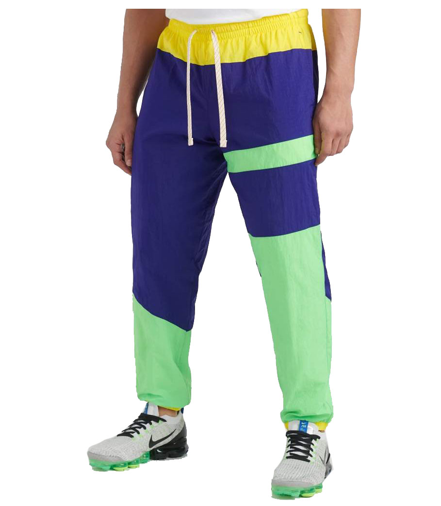Nike Men's Flight Basketball Pants Yellow-Red-Blue cn8512