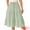 Yellow Green, variant on DARING DIVA Women's Gingham Drawstring Waist Tiered A-Line Midi Skirt Small Black