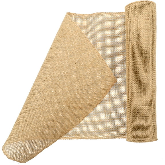 Table Runner Fabric Solid Color Linen Strips Gift Supplies Convenient Present Ribbon Cuttable Natural Decorate Flax