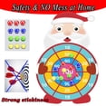 thumbnail image 2 of Juego de mesa de dardos navideños JKGIFTS de 30 cm con 12 bolas adhesivas, 2 of 7