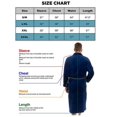 thumbnail image 3 of Men´s Fall Long Sleepwear Flannel Robes Shawl Collar Fleece Bathrobe Spa Pajamas Plus Sizes M-XXL, 3 of 5