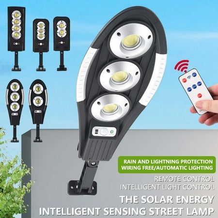 

Rwvbm New Sensor Garden LED Light Complete with Pole for Wall Mounting Outdoor Illumination Solution Garden Light for Yard Home Christmas Lamp Decor Sale Savings(Black)