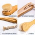 thumbnail image 5 of 1Pc Beauty Skin Care Brush Face Cleansing Brush Soft Natural Bamboo Hair Facial Cleansing Massage Portable Wash Deep Clean Face (DARK GRAY), 5 of 6