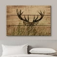 thumbnail image 3 of wall26 - Rustic Canvas Wall Art - Elk Antler - Giclee Print Modern Wall Art | Stretched Gallery Wrap Ready to Hang Home Decoration - 24x36 inches, 3 of 6