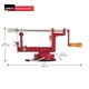 thumbnail image 5 of Pelador de manzanas Amco Houseworks A505, hierro fundido, rojo, 5 of 7