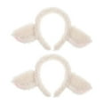 thumbnail image 1 of ColoMX 2 piezas de cabeza de cordero diadema de oveja suave orejas de oveja para cabello, 1 of 8