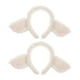 thumbnail image 1 of ColoMX 2 piezas de cabeza de cordero diadema de oveja suave orejas de oveja para cabello, 1 of 8