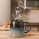thumbnail image 4 of Taza de café de cerámica con gradiente, taza de café creativa con gradiente E, 4 of 5