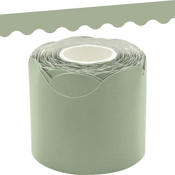 Recursos creados por un maestro de Border Trim, verde salvia, 50 pies