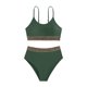 thumbnail image 4 of Traje de baño para mujer, moda, cómodo, color sólido, bikini, traje de baño de color liso para mujer, conjuntos de bikinis, trajes de baño para mujer, 4 of 5