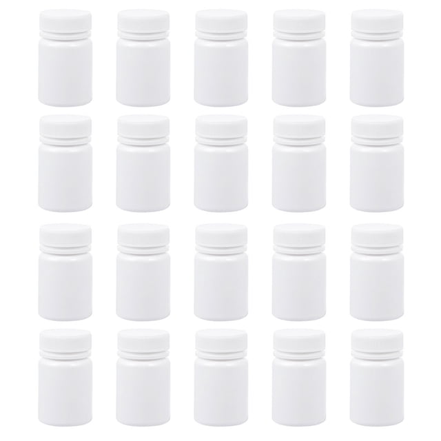 Milisten 30 Pcs Porte-Pilules Étanches Capsules Médicaments sous-Bouteilles pour Extérieur