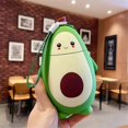 thumbnail image 4 of Avocado Glass Portable Carrying Rope Student Double-Layer Insulation Water Cup Gift Drinking Water B, 4 of 5