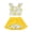 Yellow, variant on Kucnuzki 6T Little Girl Swimsuit Set 7T Child Gilrs Bathing Suit Ruffle Lemon Top Swimming Skirt with Shorts 2pcs Bikini Set Summer Beach Breathable Tankini Set Yellow
