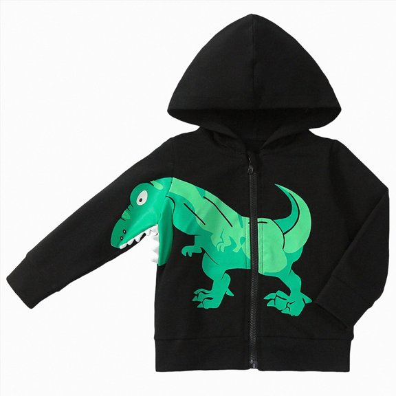 Boys Hoodies Dinosaur Toddler Boys Jacket Kids Sweatshirts Long Sleeve Hooded Shirts,Dinosaur Hoodie Boys 4-5 Years