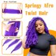 thumbnail image 3 of Extensiones de cabello GOWIT Marley Hair de 16 cm, color morado, 7 paquetes, 3 of 7