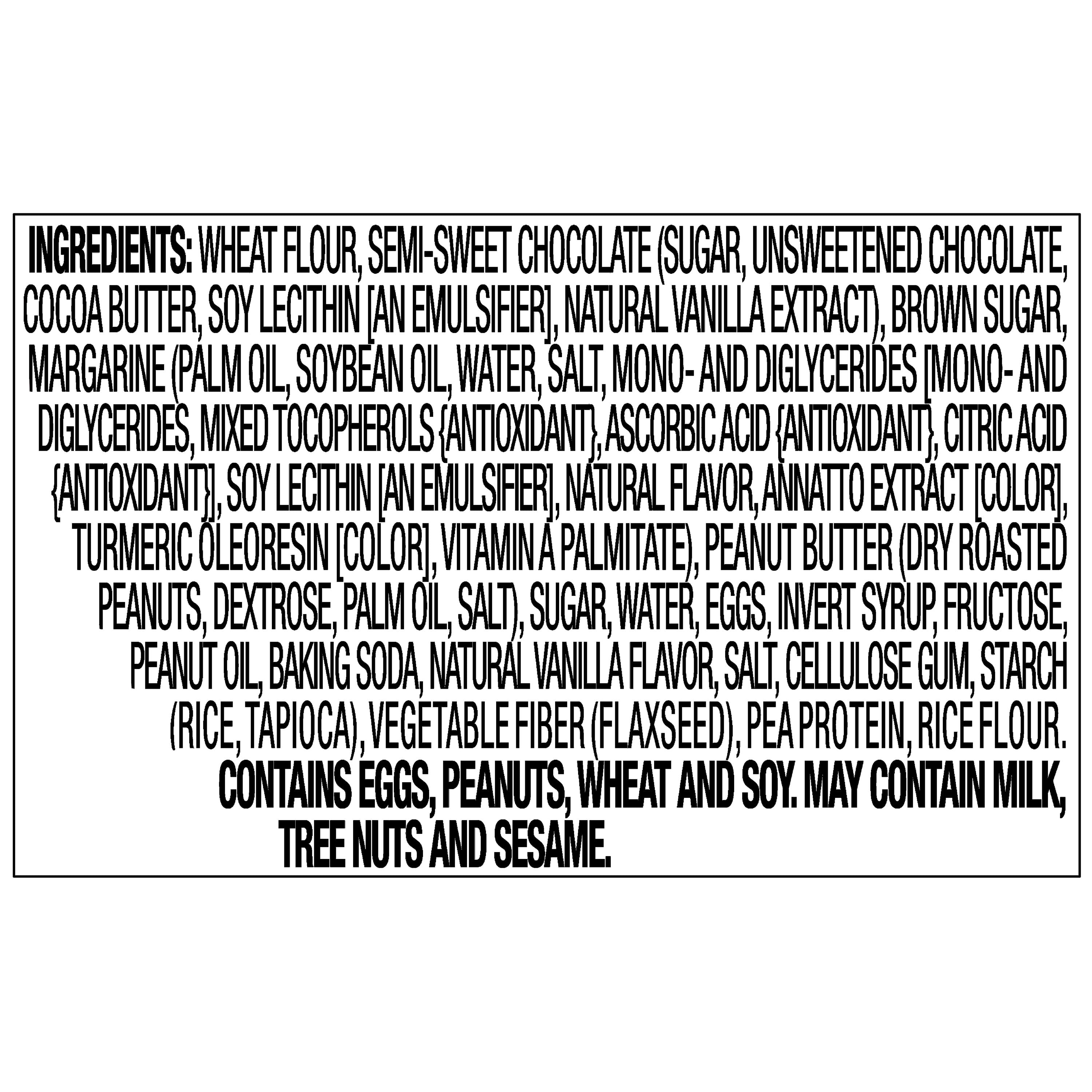 Marketside Mini Peanut Butter Chocolate Chip Baked Cookies, 4 oz, 8 Count