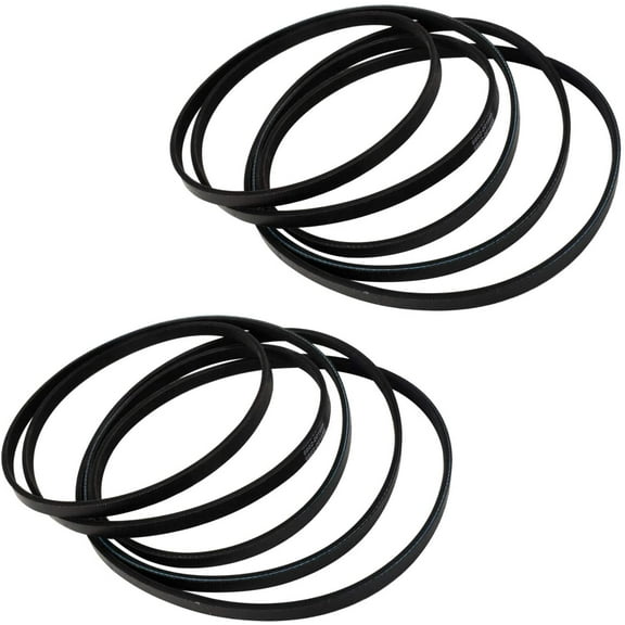 HQRP 2-Pack Dryer Drum Belt-Timing Gear compatible with Samsung 6602-001655 6602-001314 Replacement fits BED70B/XAC DV16J4000GW/AP DV18H5200GP/AX DV405GTPAWR/AA DV50F9A8EVP/A2