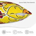 thumbnail image 5 of Bingfone Duck With Star Sunglasses Linen Throw Pillow Covers Cushion Case Pocket Button Vintage Farmhouse Pillowcase For Sofa Couch Bed 20"X20", 5 of 9